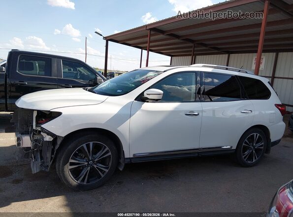 5N1DR2MM6HC628389 2017 NISSAN PATHFINDER Белый Панорамный вид салона 360°