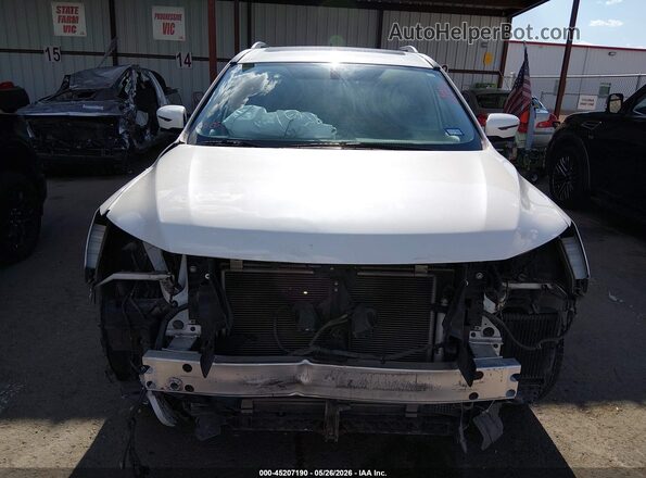 5N1DR2MM6HC628389 2017 NISSAN PATHFINDER Белый Вид щитка приборов