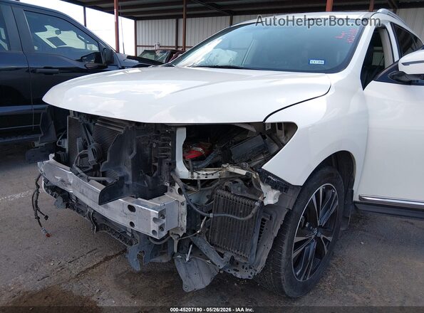 5N1DR2MM6HC628389 2017 NISSAN PATHFINDER Белый Вид спереди