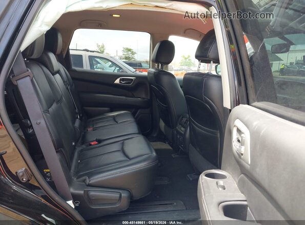 5N1DR2MM6HC673560 2017 NISSAN PATHFINDER Black VIN კოდის სტიკერის ხედი