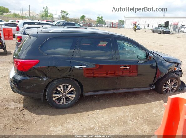 5N1DR2MM6HC673560 2017 NISSAN PATHFINDER Black უკანა სალონის ხედი