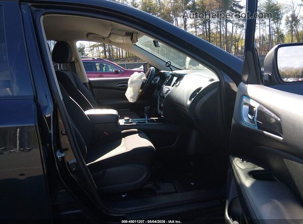 5N1DR2MM6KC628108 2019 NISSAN PATHFINDER Black Front interior view