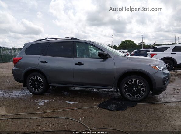 5N1DR2MM7KC653275 2019 NISSAN PATHFINDER Серый Вид задней части салона