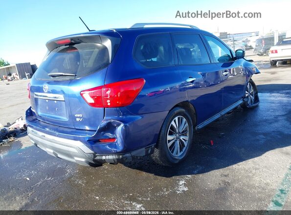 5N1DR2MM8HC657487 2017 NISSAN PATHFINDER Blue უკანა მარჯვენა