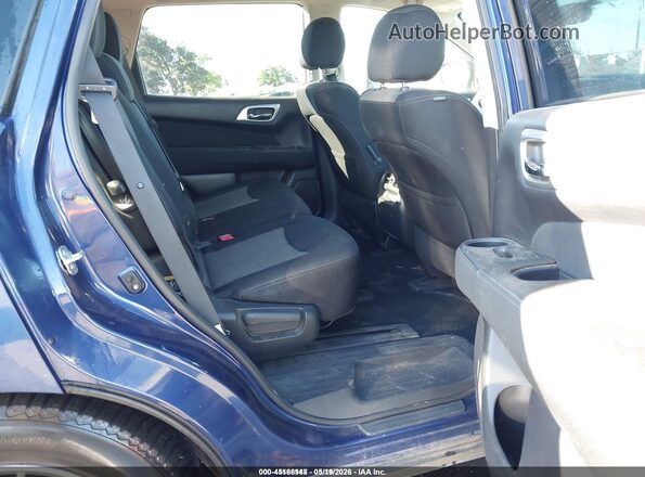 5N1DR2MM8HC657487 2017 NISSAN PATHFINDER Blue VIN კოდის სტიკერის ხედი