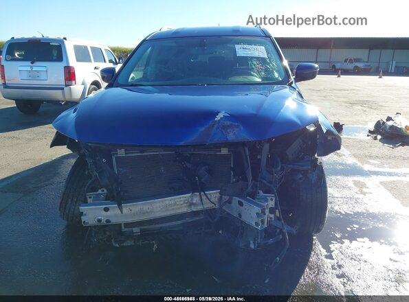 5N1DR2MM8HC657487 2017 NISSAN PATHFINDER Blue ხელსაწყოთა პანელის ხედი