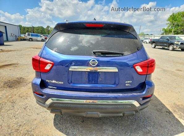 5N1DR2MM8JC603127 2018 NISSAN PATHFINDER Blue Widok z tyłu