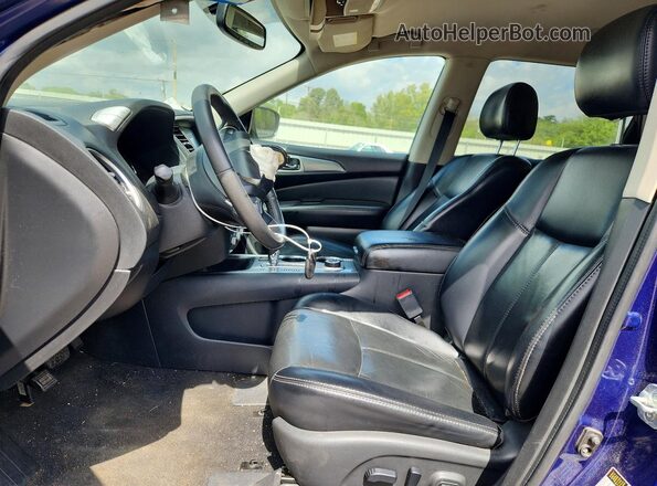 5N1DR2MM8JC603127 2018 NISSAN PATHFINDER Blue Widok wnętrza z przodu