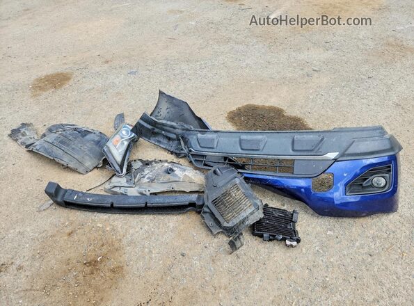 5N1DR2MM8JC603127 2018 NISSAN PATHFINDER Blue Widok naklejki z numerem VIN
