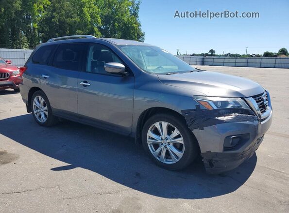 5N1DR2MM8JC665210 2018 NISSAN PATHFINDER Gray Передня права чверть