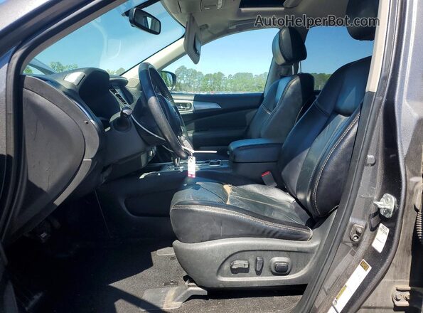5N1DR2MM8JC665210 2018 NISSAN PATHFINDER Gray Вид салону спереду