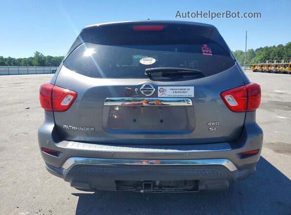 5N1DR2MM8JC665210 2018 NISSAN PATHFINDER Gray Вид ззаду