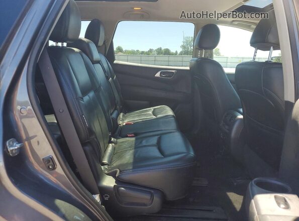 5N1DR2MM8JC665210 2018 NISSAN PATHFINDER Gray Вид задньої частини салону