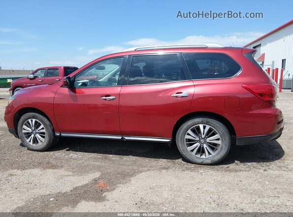 5N1DR2MM9HC606628 2017 NISSAN PATHFINDER Красный Панорамный вид салона 360°