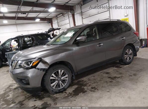 5N1DR2MM9JC612550 2018 NISSAN PATHFINDER Gray წინა მარცხენა ხედი სამი მეოთხედიდან