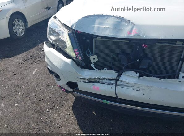 5N1DR2MM9JC613519 2018 NISSAN PATHFINDER White Vista frontal