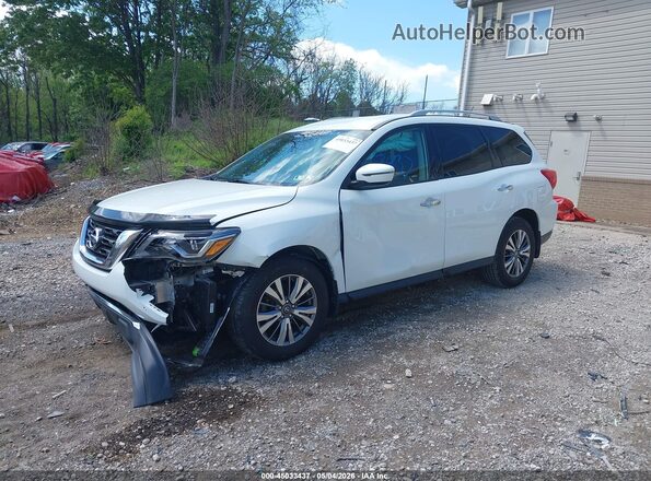 5N1DR2MM9JC642714 2018 NISSAN PATHFINDER White Առջևի ձախ երեք քառորդ տեսարան