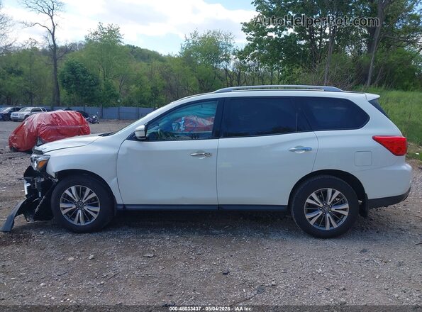 5N1DR2MM9JC642714 2018 NISSAN PATHFINDER White Սալոնի 360 աստիճան տեսք