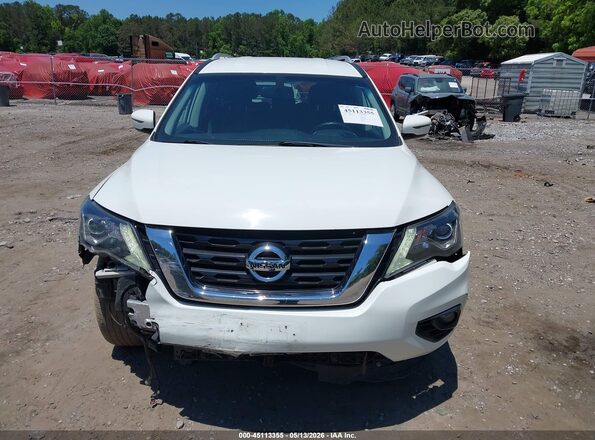 5N1DR2MM9JC670657 2018 NISSAN PATHFINDER White Вид щитка приладів