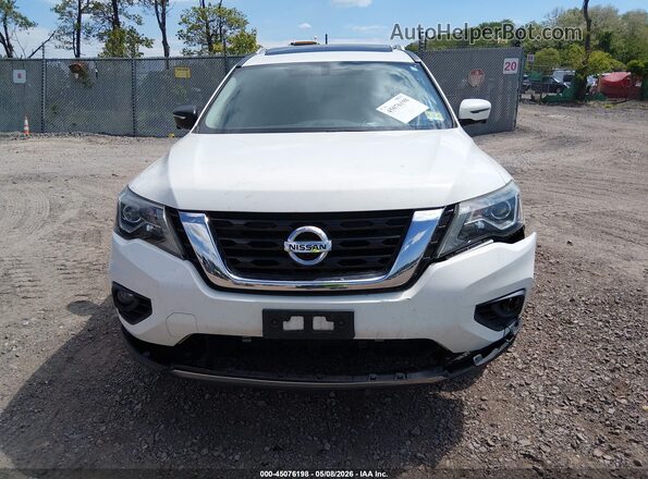 5N1DR2MMXHC609294 2017 NISSAN PATHFINDER White Rear interior view