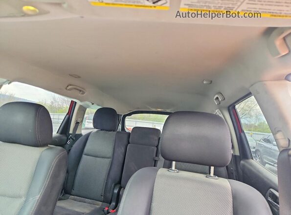 5N1DR2MMXHC633188 2017 NISSAN PATHFINDER Red Rear seats view