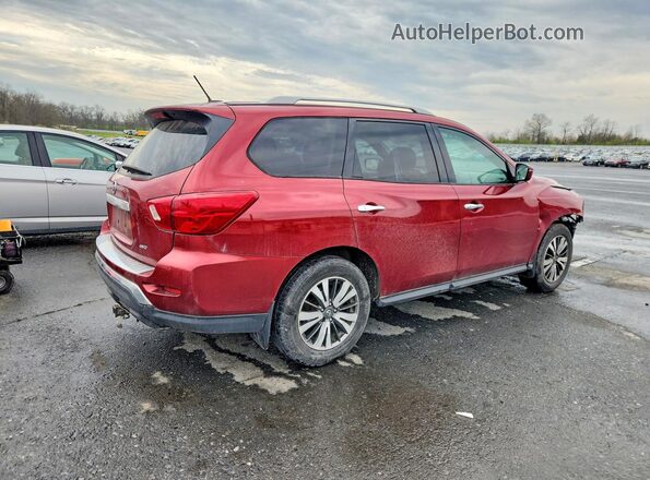 5N1DR2MMXHC633188 2017 NISSAN PATHFINDER Red Rear right