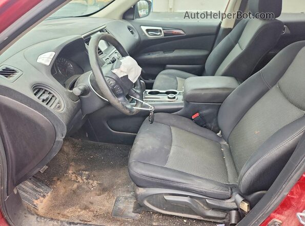 5N1DR2MMXHC633188 2017 NISSAN PATHFINDER Red Front interior view