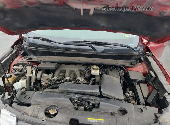 5N1DR2MMXHC633188 2017 NISSAN PATHFINDER Red Engine compartment view
