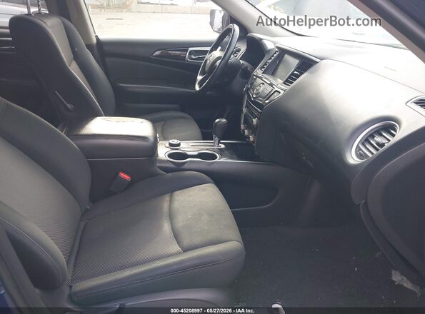 5N1DR2MMXJC646531 2018 NISSAN PATHFINDER Blue წინა სალონის ხედი
