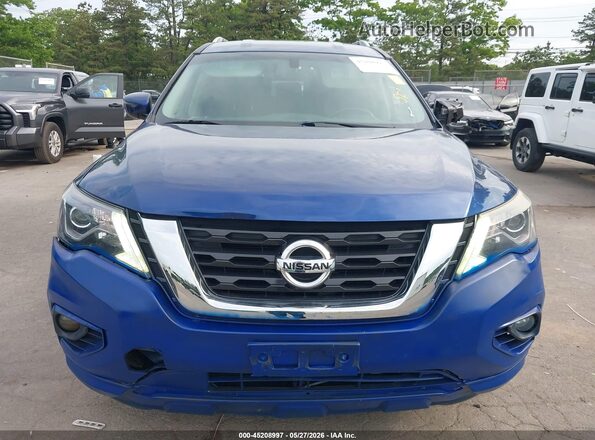 5N1DR2MMXJC646531 2018 NISSAN PATHFINDER Blue ხელსაწყოთა პანელის ხედი