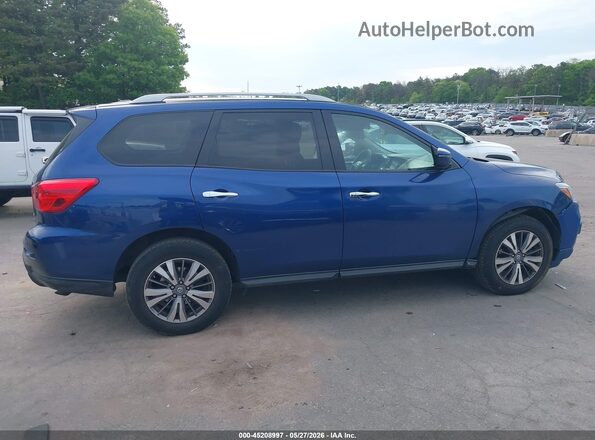 5N1DR2MMXJC646531 2018 NISSAN PATHFINDER Blue უკანა სალონის ხედი