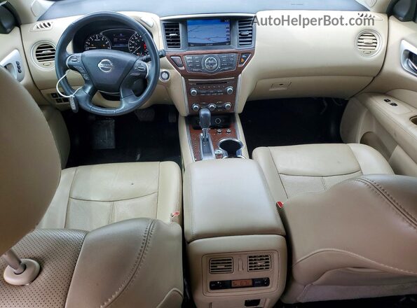 5N1DR2MN0HC626954 2017 NISSAN PATHFINDER White Dashboard view