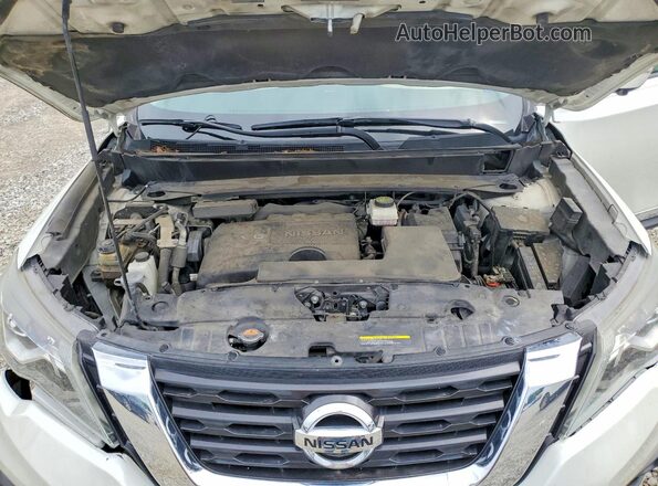 5N1DR2MN0HC626954 2017 NISSAN PATHFINDER White Engine compartment view
