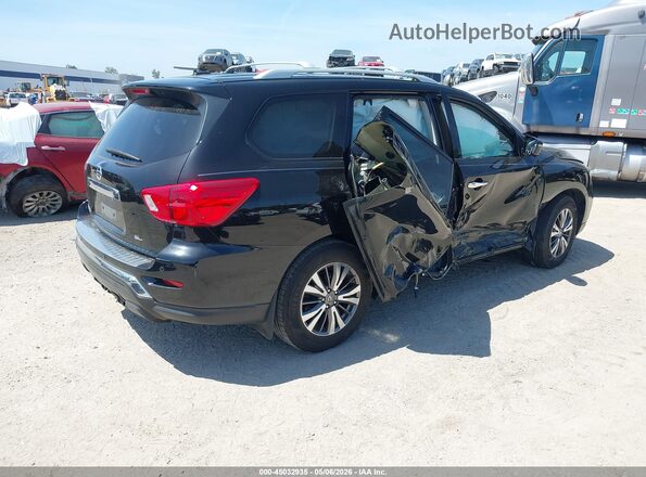 5N1DR2MN0HC640045 2017 NISSAN PATHFINDER Черный Задняя правая четверть
