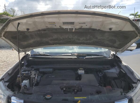 5N1DR2MN0JC653206 2018 NISSAN PATHFINDER Silver Vista del compartimento del motor