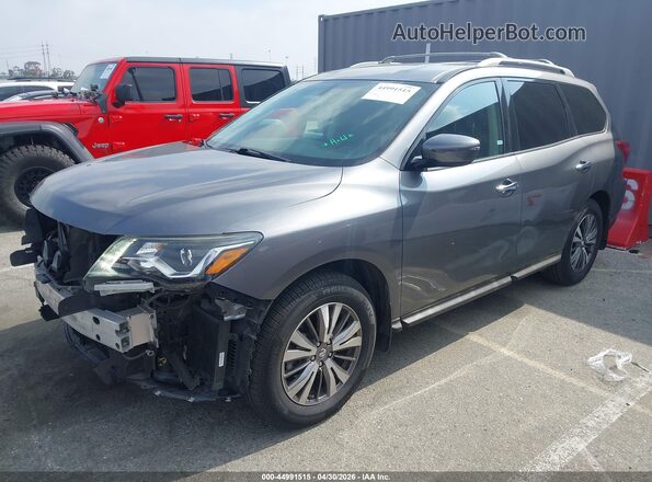 5N1DR2MN0KC597222 2019 NISSAN PATHFINDER Gray Передня ліва чверть
