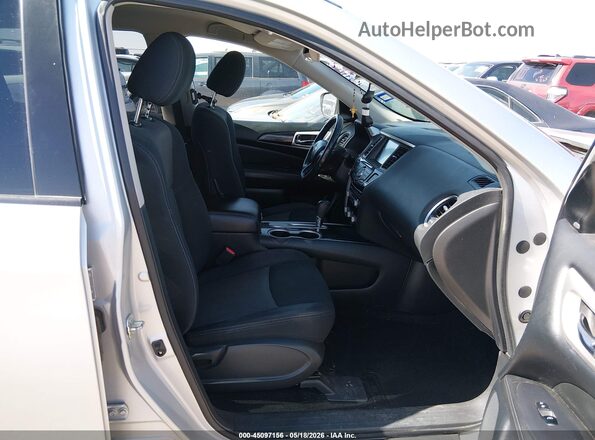 5N1DR2MN0KC600555 2019 NISSAN PATHFINDER Серебряный Вид салона спереди