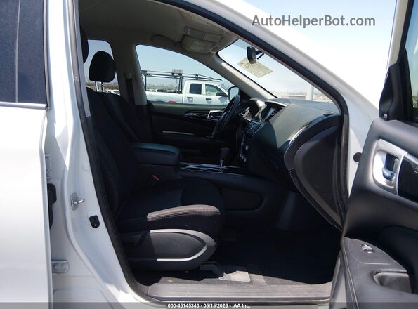 5N1DR2MN0KC609269 2019 NISSAN PATHFINDER White წინა სალონის ხედი
