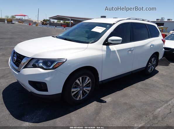 5N1DR2MN0KC609269 2019 NISSAN PATHFINDER White წინა მარცხენა ხედი სამი მეოთხედიდან