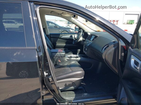 5N1DR2MN0KC617100 2019 NISSAN PATHFINDER Black Front interior view