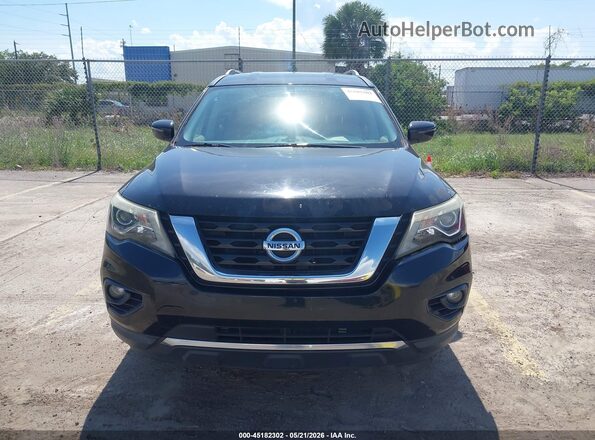 5N1DR2MN1HC665875 2017 NISSAN PATHFINDER Black ხელსაწყოთა პანელის ხედი
