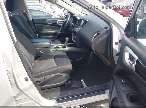 5N1DR2MN1KC596290 2019 NISSAN PATHFINDER Silver Вид салону спереду