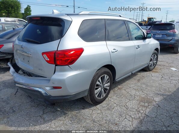 5N1DR2MN1KC596290 2019 NISSAN PATHFINDER Silver Задня права чверть