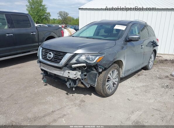 5N1DR2MN1KC625917 2019 NISSAN PATHFINDER Gray წინა მარცხენა ხედი სამი მეოთხედიდან