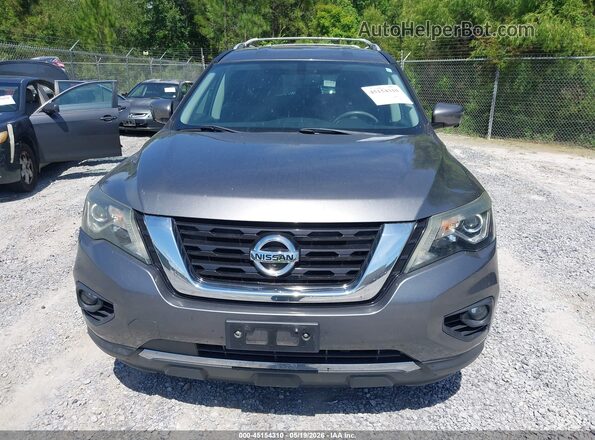 5N1DR2MN2HC627054 2017 NISSAN PATHFINDER Gray Vista del cuadro de instrumentos