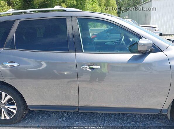 5N1DR2MN2HC627054 2017 NISSAN PATHFINDER Gray Vista interior trasera