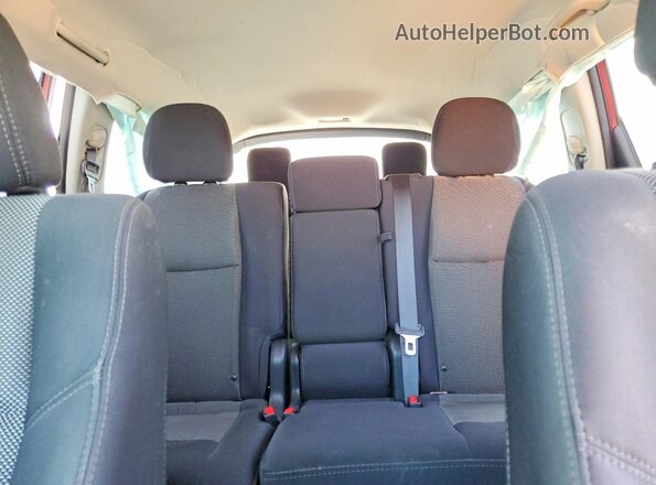 5N1DR2MN2HC698657 2017 NISSAN PATHFINDER Red Vista de los asientos traseros