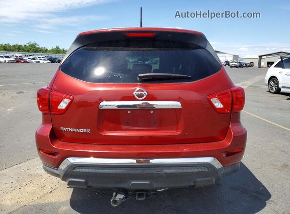 5N1DR2MN2HC698657 2017 NISSAN PATHFINDER Red Vista trasera