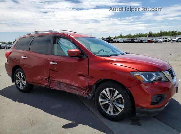 5N1DR2MN2HC698657 2017 NISSAN PATHFINDER Red Delantero derecho