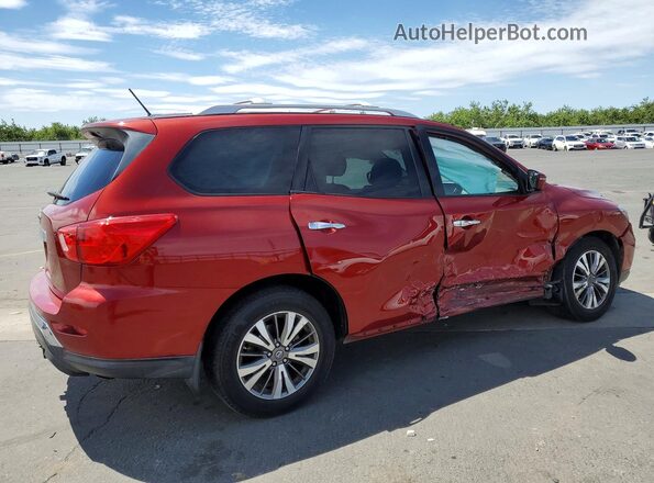 5N1DR2MN2HC698657 2017 NISSAN PATHFINDER Red Trasero derecho